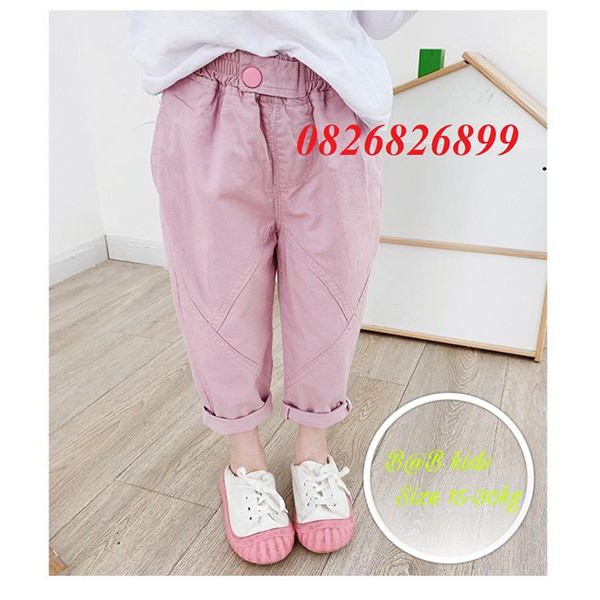 (Size 12- 32kg) Quần kaki, quần bò siêu mềm mát,co giãn 4 chiều bé gái