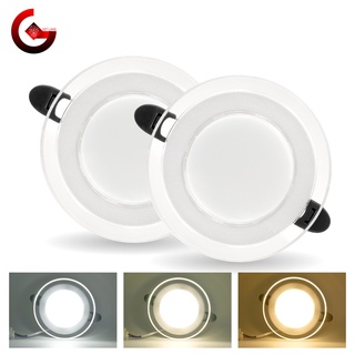 Bảng Đèn LED Downlight 6W 220V 230V 240V 3 Màu Thay Đổi Chuyên Dụng Trong Nhà