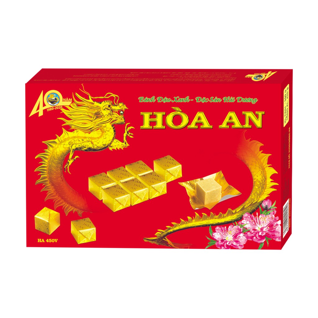 Bánh đậu xanh Hòa An 450g