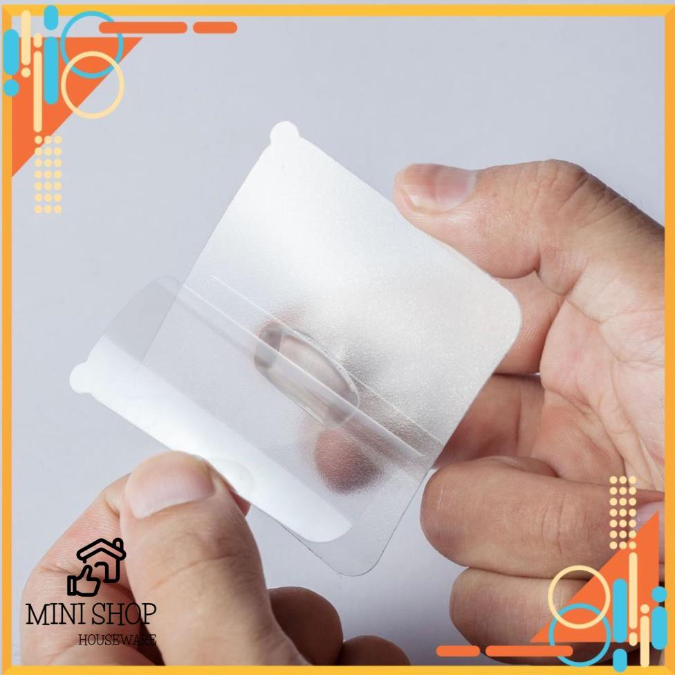 Móc Dán Tường 2 Tai Cao Cấp Kẹp Giữ Phích Cắm, Dây Điện, Kệ Đỡ Sạc Điện Thoại.