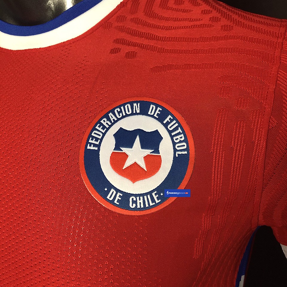 Áo đội tuyển Chile đỏ Copa America 2020-2021, áo tuyển Chile Copa America sân nhà 2021 đỏ SF