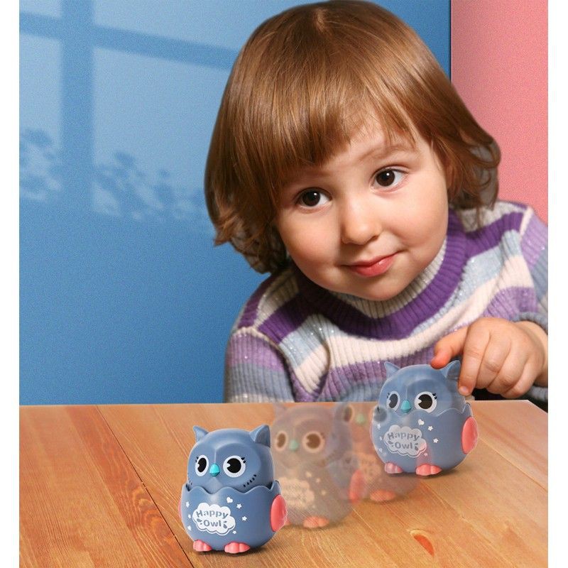 _Chim Cú Mèo Happy Owl Chạy Dây Cót Vui Nhộn_Đồ Chơi Vận Động