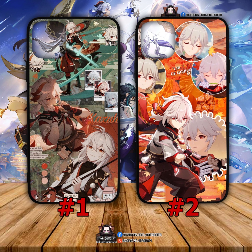 Kazuha Genshin impact Ốp Lưng Anime Oppo A95 A94 A93 A92 A76 A74 A73 A55 A54 A53 A52 A15 A15k A16 A16k A12 A5s