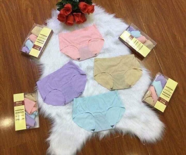 10 Quần lót đúc su THÔNG HƠI màu sáng đẹp 40-49kg vừa