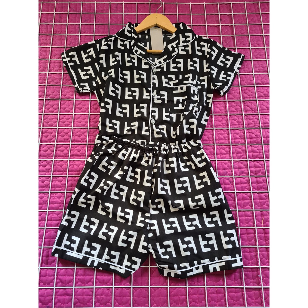 Bộ pijama mặc nhà freesize dưới 55kg, ảnh thật shop chụp Vn25