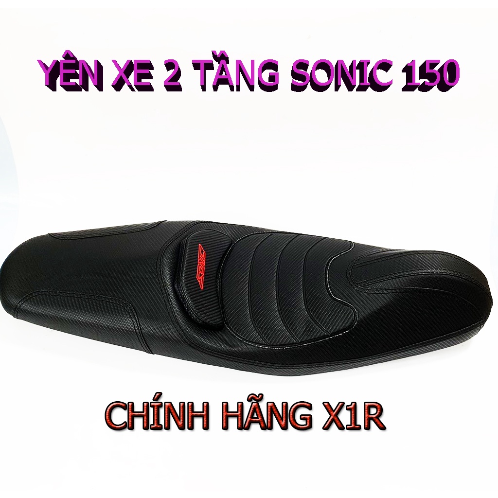 Yên Xe 2 Tầng Cho Sonic 150 Chính Hãng X1R (Full)