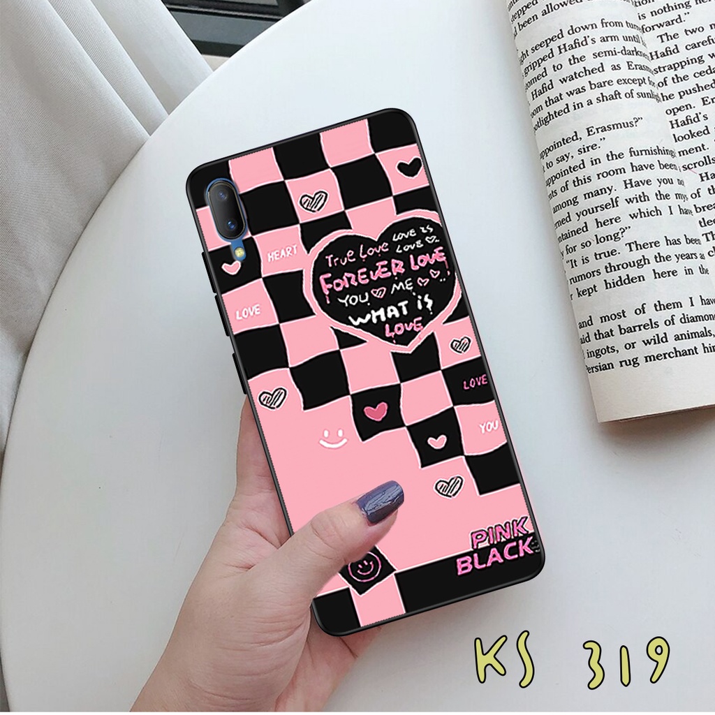 Ốp lưng Vivo V11 - Vivo V11i - Ốp in hình họa tiết caro bền, đẹp