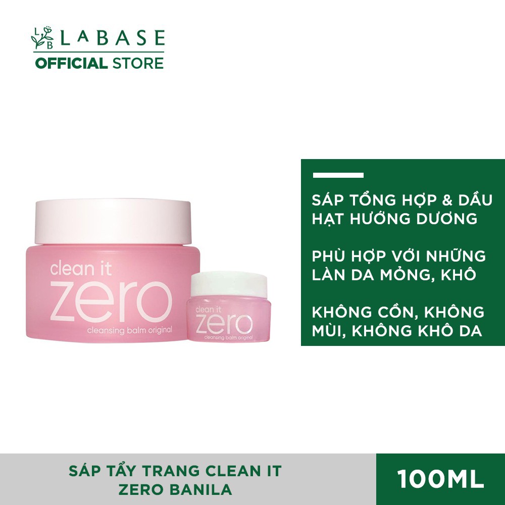 Tẩy trang dạng sáp Banila Co. Clean It Zero Original 100ml | BigBuy360 - bigbuy360.vn