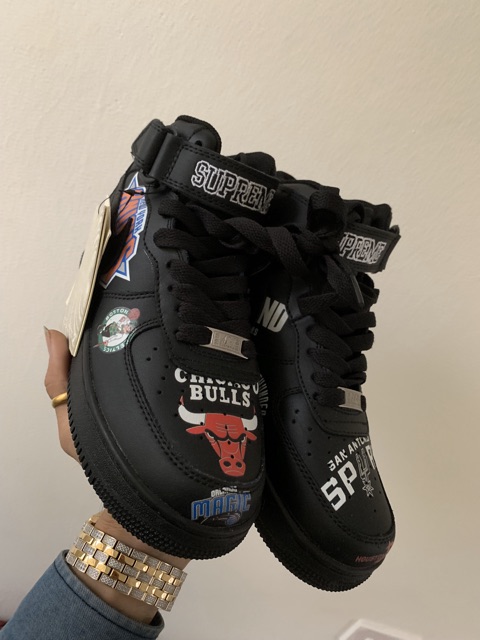 [ảnh thật ] salee salee giày thể thao don de Nike Air Force 1 Supreme Chicago