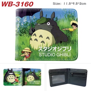 Ví Da Pu Mini Dáng Ngắn In Hoạt Hình Totoro Dễ Thương Cho Bé