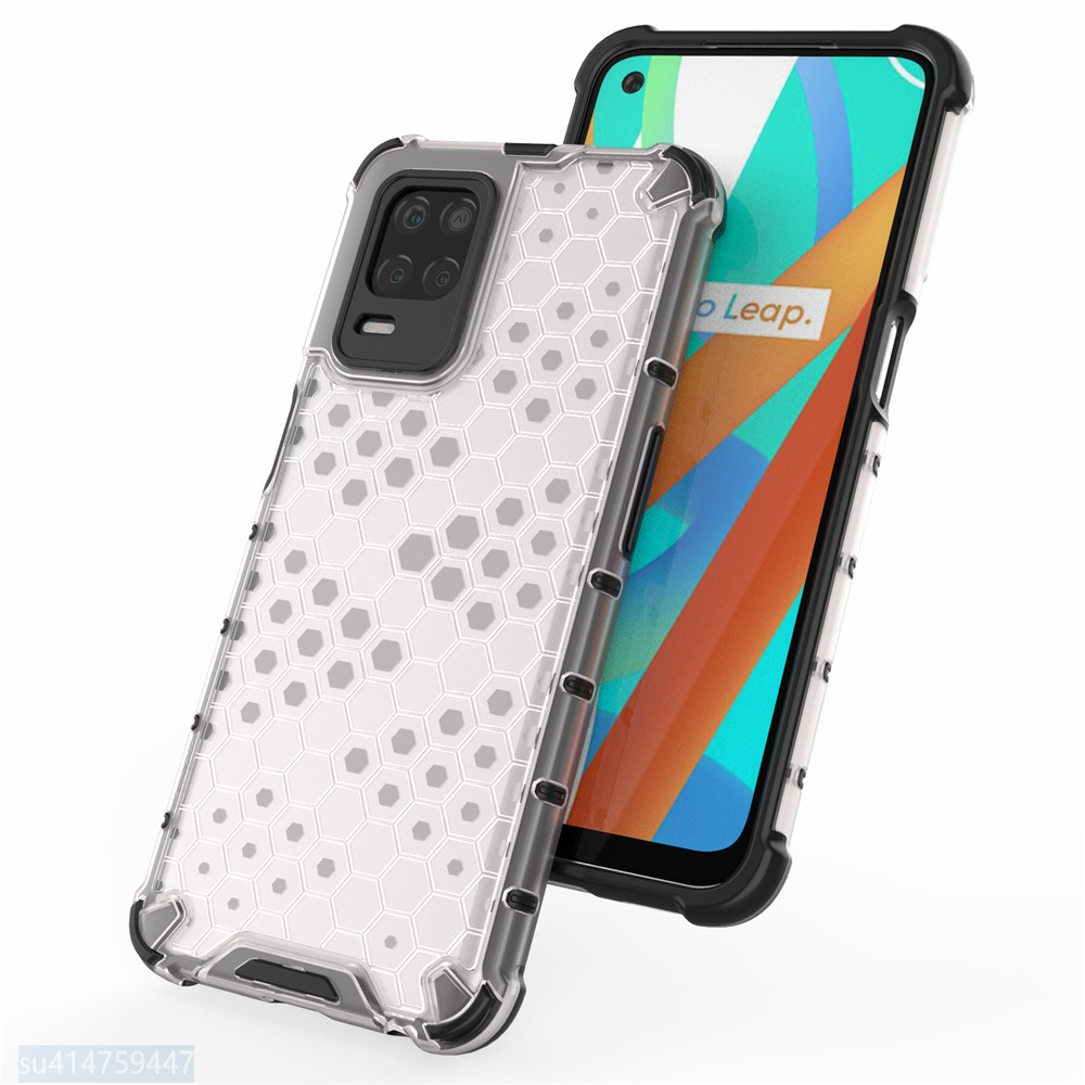 Ốp Điện Thoại Silicon Dày Họa Tiết Tổ Ong Bảo Vệ Bốn Góc Cho Oppo Realme V13 Mobile | BigBuy360 - bigbuy360.vn