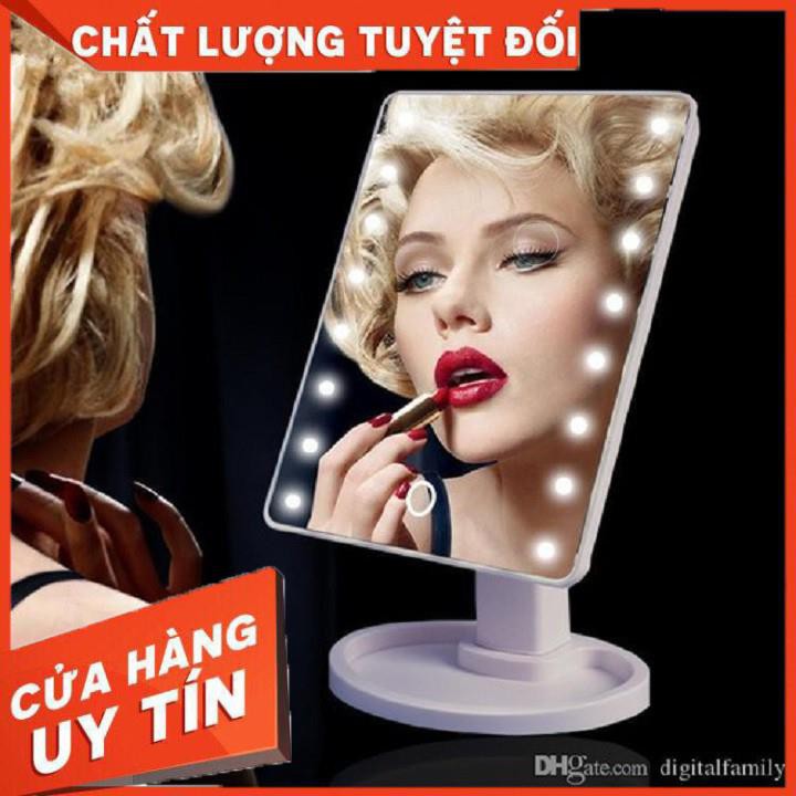 Gương Trang Điểm Có Đèn Led-gương trang điểm-gương mini