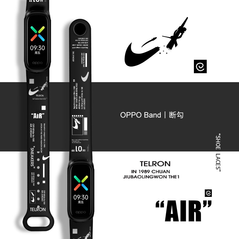 Dây Đeo Silicon Họa Tiết Hoạt Hình Thời Trang Cho OPPO Band B1