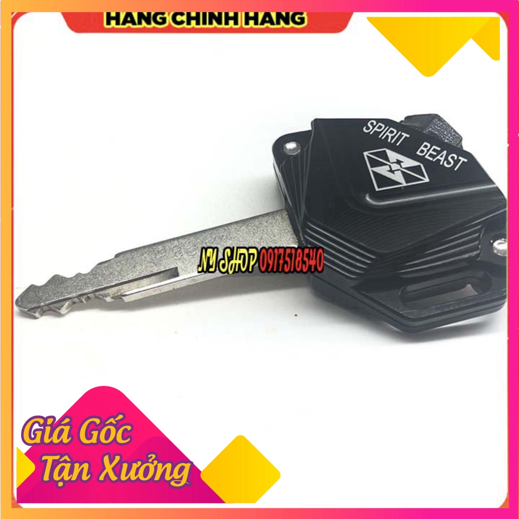 🥇 ỐP CHÌA KHÓA CNC CÁC DÒNG HONDA CHÍNH HÃNG SPIRIT BEAST 🥇 Mẫu L7 (Ảnh Sp thật)