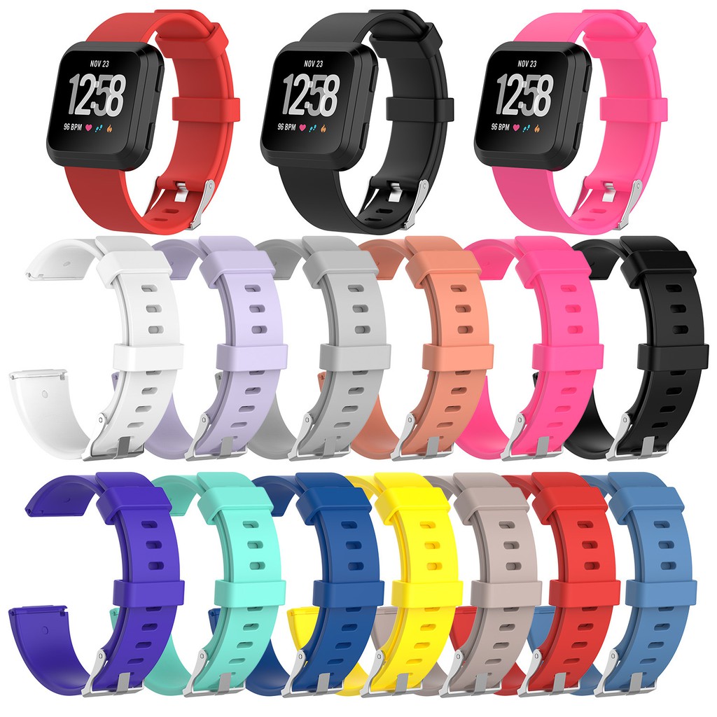 Dây Đeo Silicon Kiểu Dáng Thời Trang Dành Cho Đồng Hồ Thông Minh Fitbit Versa / Versa Lite / Versa 2