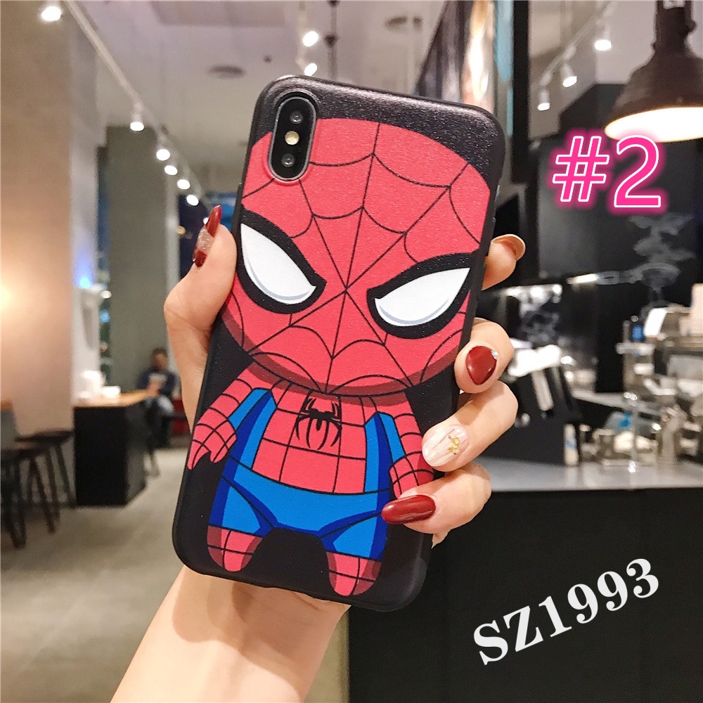 Ốp điện thoại mềm in hình truyện tranh Marvel thời trang cho IPhone 11 Pro Max X XS XR XS Max 8 7 6 6s Plus