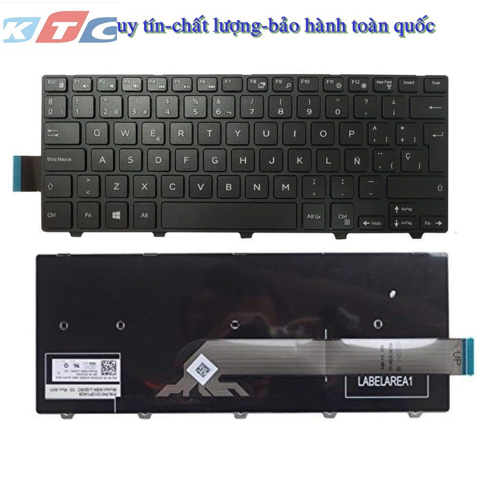 Bàn Phím Laptop Dell Inspiron 14-3000 3441 3442 3443 3451 3458 3459 3462 3465 3467 3468 3473 3476 3478 3445 3442