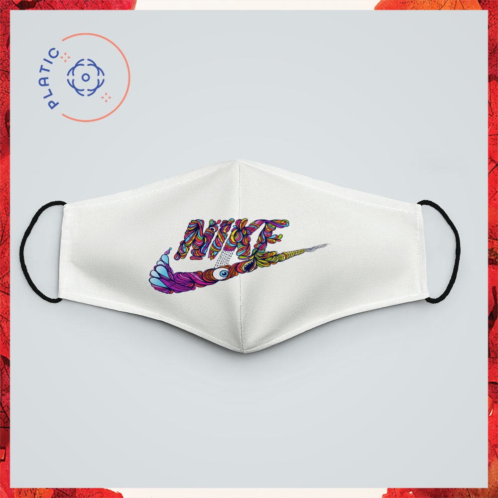 khẩu trang y tế cho bé dưới 1 tuổi In Hình Nike_55 PLATIC Vải Cotton 100%, Kháng Khuẩn, Có Thể Giặt Và Tái Sử Dụng Dành