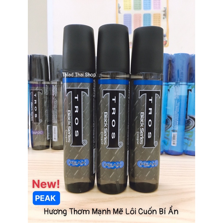 Xịt Khử Mùi Nam Thơm Toàn Thân Thái Lan TROS COLOGNE Nước Hoa Nam Dầu Thơm Nam Tính Mạnh Mẽ Quyến Rũ Thơm Lâu
