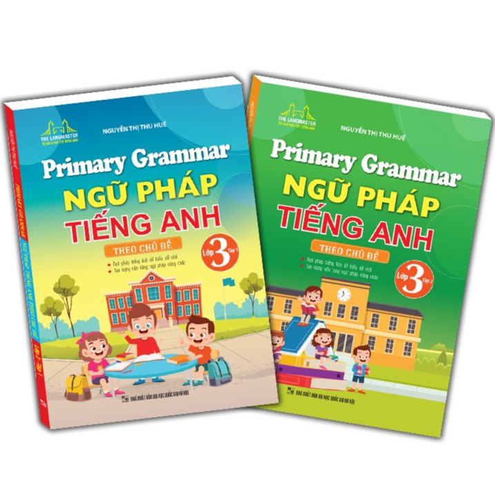 Sách - Combo Primary Grammar - Ngữ pháp tiếng anh theo chủ đề lớp 3(trọn bộ 2 cuốn)