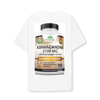 (áo thun) NaturaLife Labs Organic Ashwagandha 2100 mg 100 viên