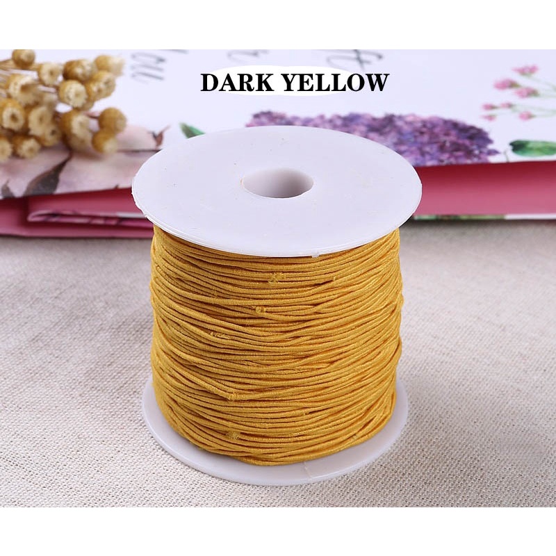 Cuộn Dây Thun 5m Trong 1mm Chất Lượng Cao Dùng Làm Trang Sức DIY