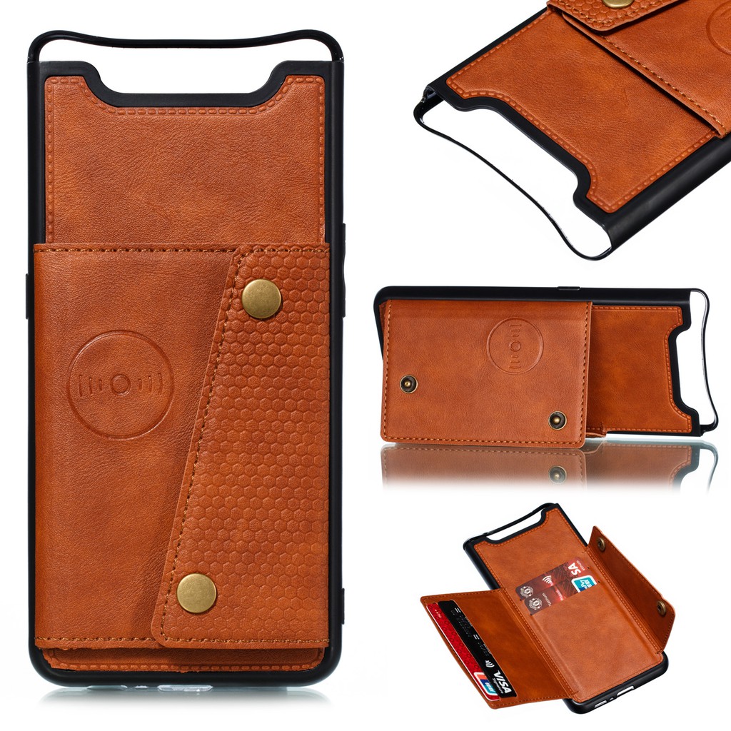 Ốp điện thoại cứng bọc da thời trang dành cho Samsung A80/A90 | BigBuy360 - bigbuy360.vn