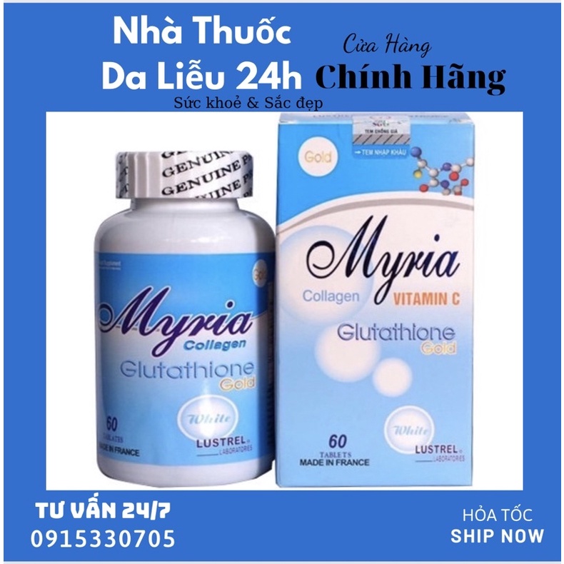 Viên uống trắng da Myria - Mỹ