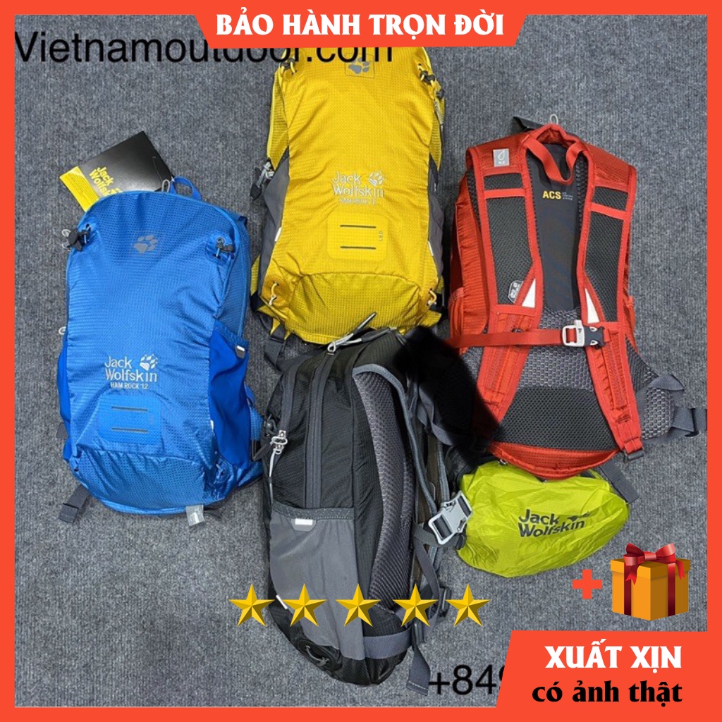Balo Laptop - Balo phượt - Jack Wolfskin 12 L - balo phượt