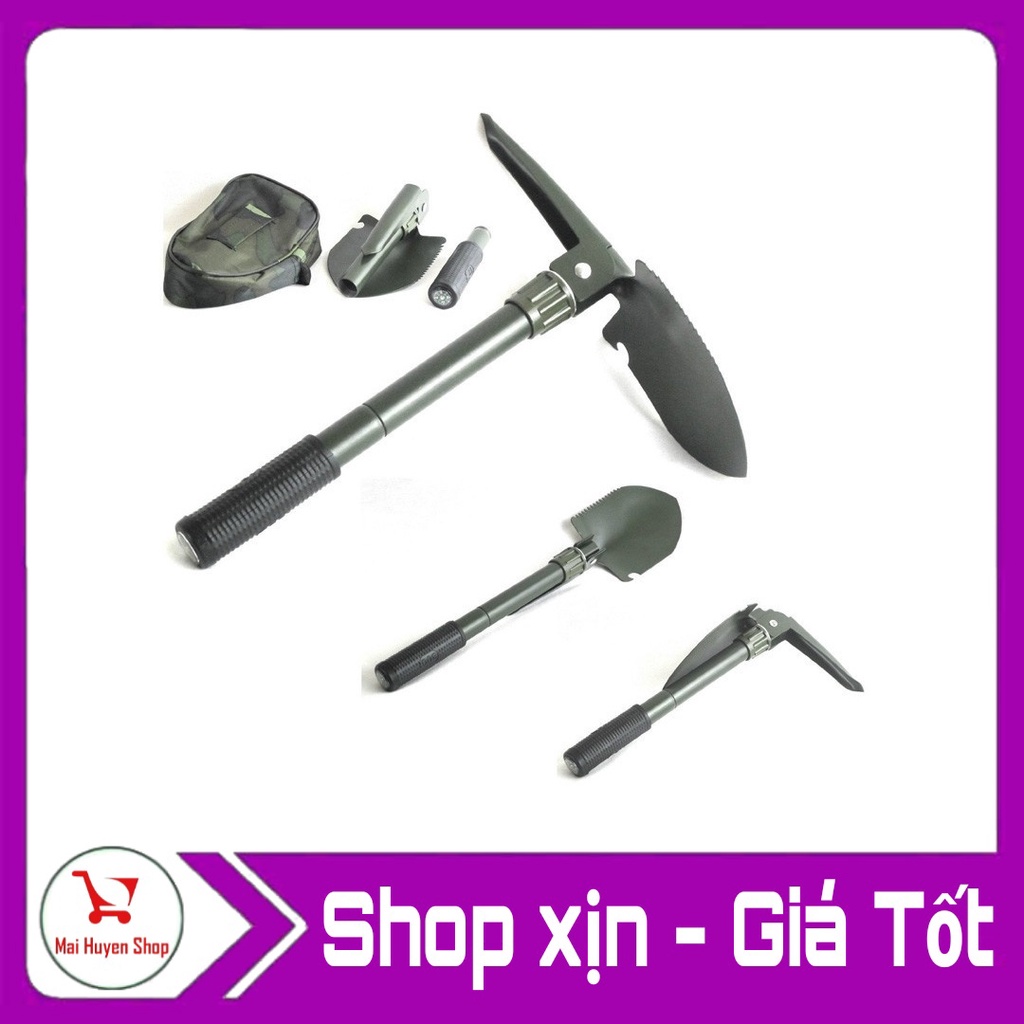 Bộ Cuốc Xẻng Du Lịch Đa Năng 4 in 1