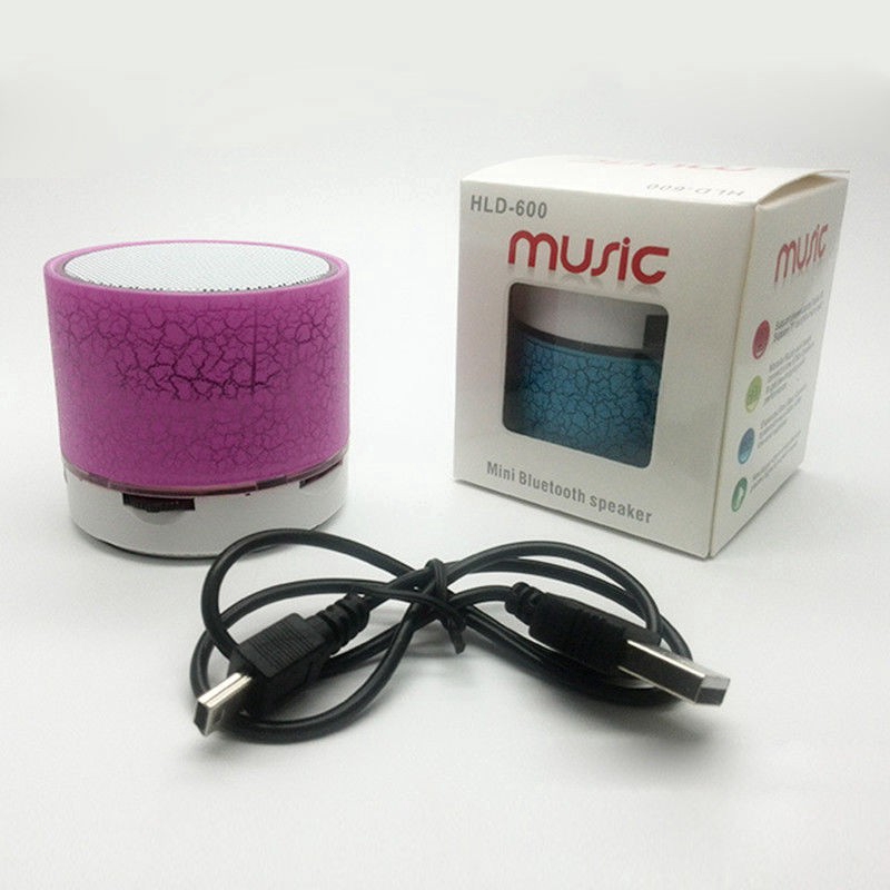 Loa Bluetooth không dây mini thiên bass có đèn LED