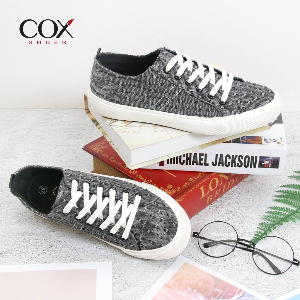 Giày Sneaker Nữ Cox Shoes Black 3656