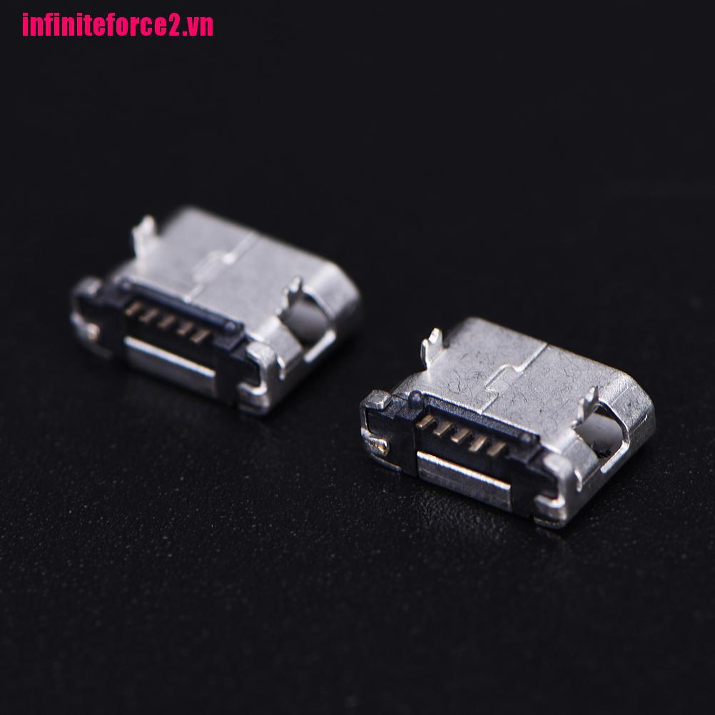 (Bán Chạy) Bộ 10 Đầu Nối Micro Usb 5pin B Type 5 Pin