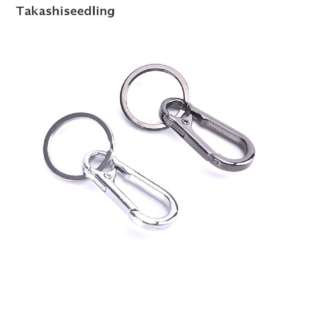 Set 2 móc khóa bằng thép không gỉ chống mất tiện lợi