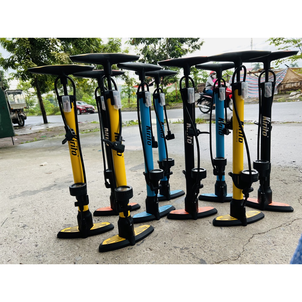 Bơm tay Stanlays - Bơm xe máy , xe đạp - Thiết kế thông minh lực bơm nhẹ nhàng