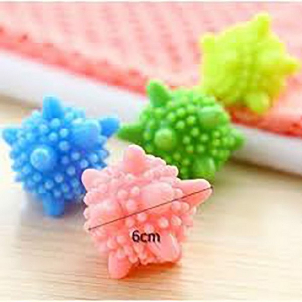 Bóng giặt cao su cầu gai giặt phẳng quần áo, bóng giặt mini giặt siêu sạch - GD0192