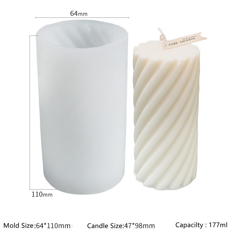Khuôn Làm Nến / Xà Phòng / Nến Bằng Silicone DIY 3D Tiện Lợi