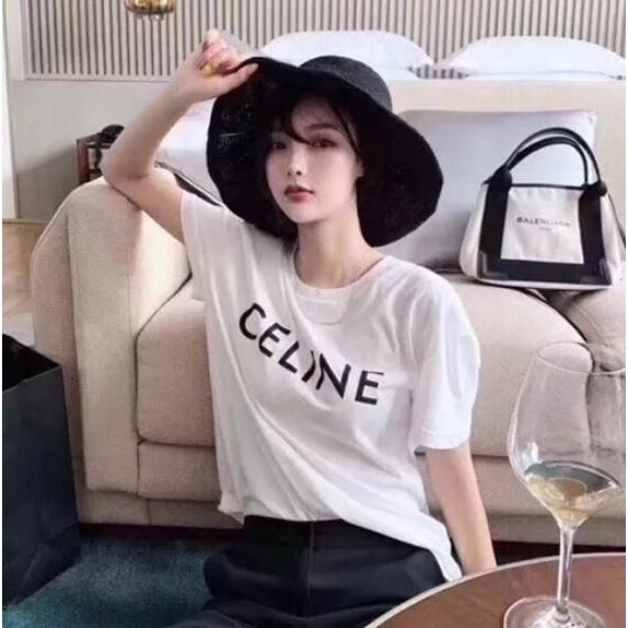 Áo Thun Tay Ngắn Cổ Tròn Vải Cotton In Hình Thời Trang Dành Cho Nam Nữ