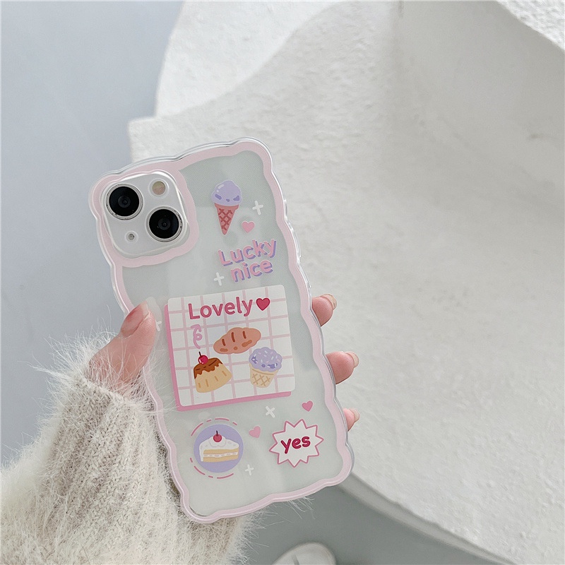 Ốp lưng iphone trong lượn sóng lovely 6/6s/6plus/6splus/7/7plus/8/8plus/xs/11/12/13/14/pro/max/plus/promax TLS13
