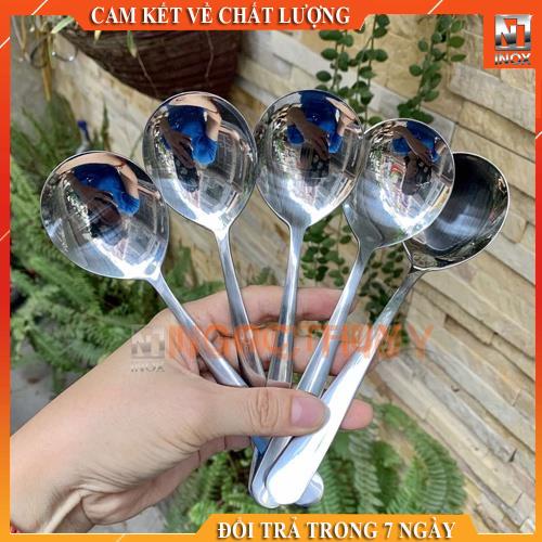 Muỗng soup,muỗng ăn cơm đầu tròn cao cấp Rehang
