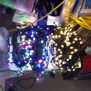 Dây đèn led trang trí ngoài trời chống nước 240 bóng led dài 50m nhấp nháy nhiều chế độ.