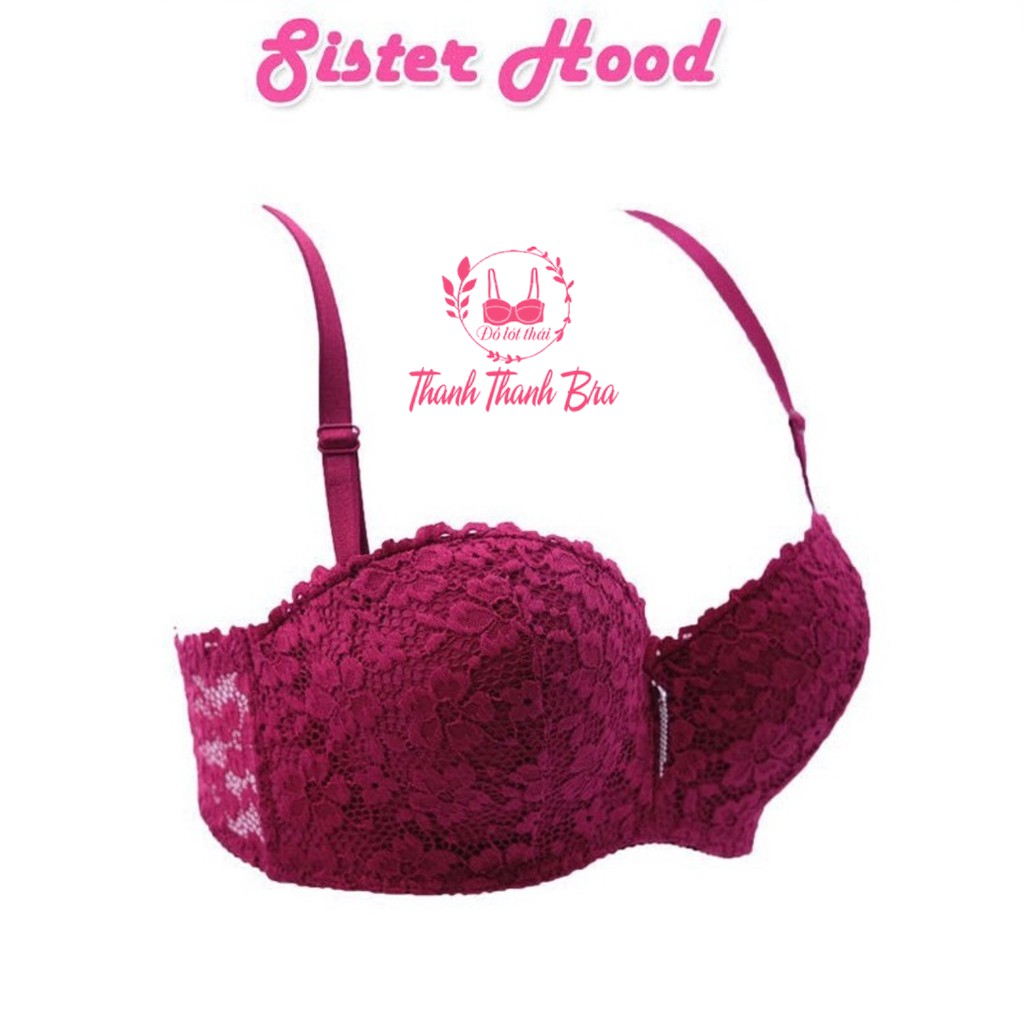Áo Lót Thái lan sisterhood L 284 – Chất ren mịn, mút vừa, có gọng, Cup B
