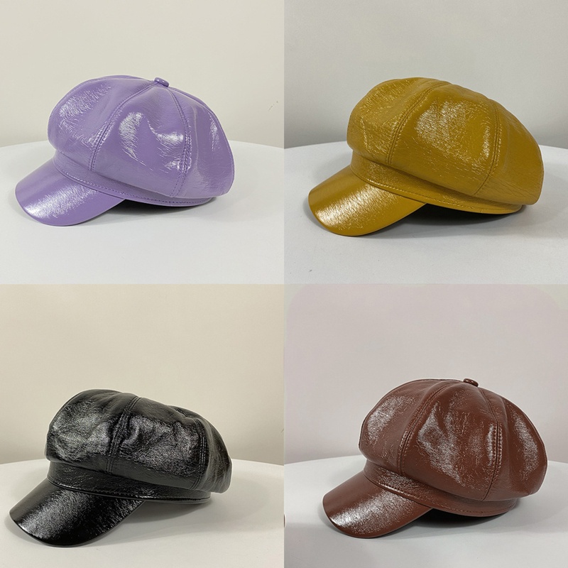 Mũ Nồi Giả Da Phong Cách Cổ Điển Thanh Lịch Dành Cho Nữ