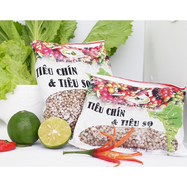 Tiêu sọ (tiêu trắng) Phú Quốc (gói 500 gram)