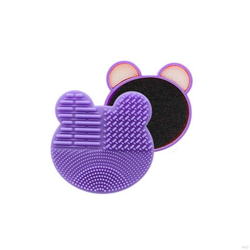 Dụng cụ mút lau chùi cọ trang điểm hình đầu Mickey
