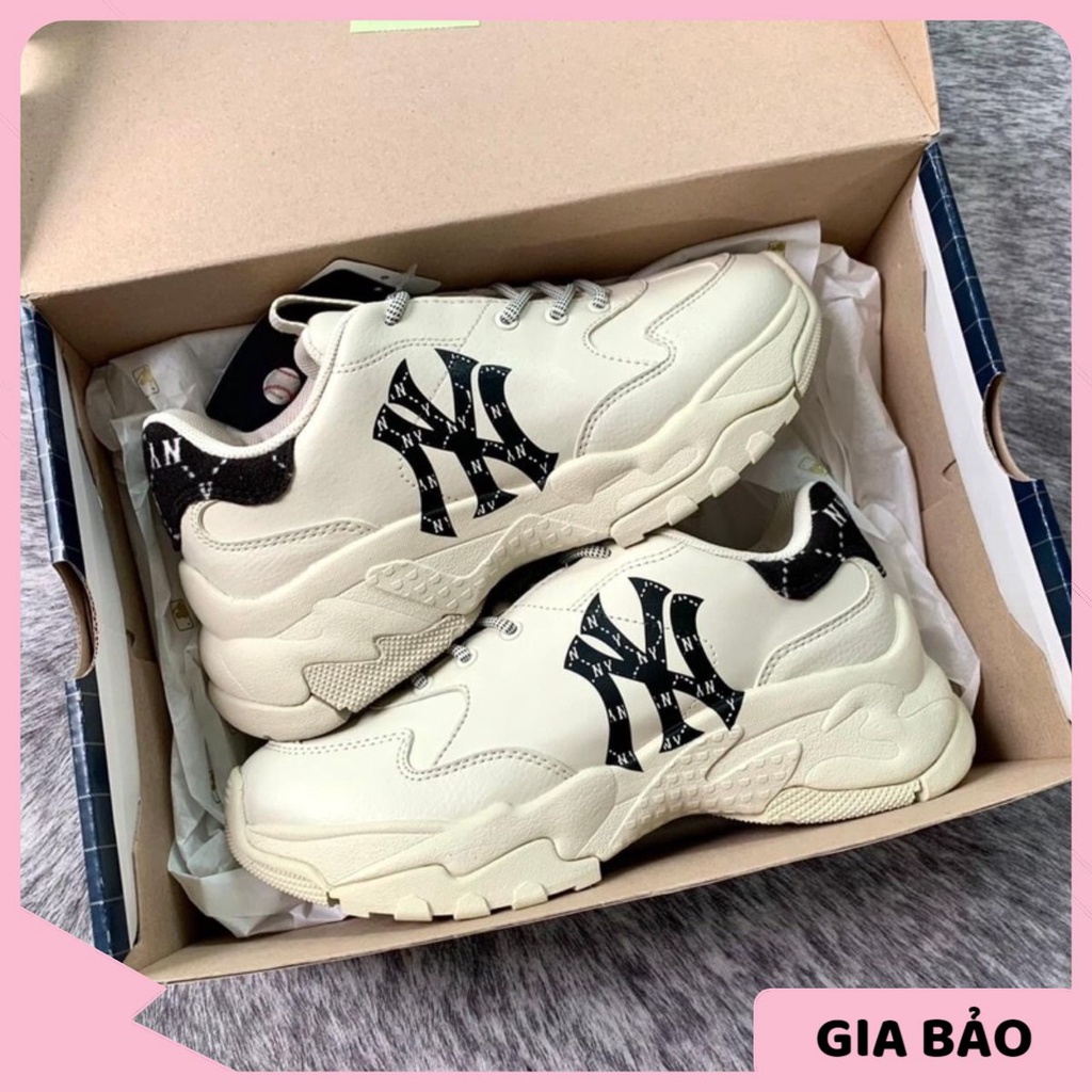 🎀 SIÊU HÓT 🎀 Giày MLB NY Chunky Mono đen bản cao cấp 1-1 trung full box + bill