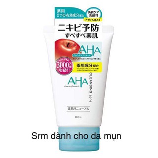 Sữa rửa mặt aha