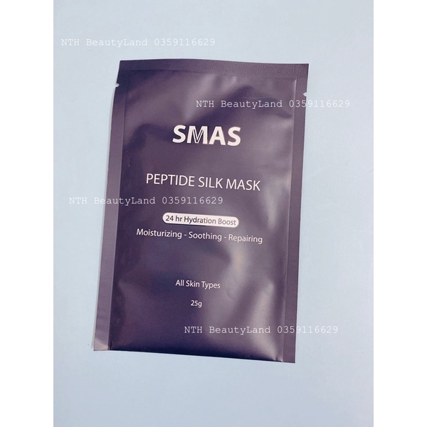 Mặt nạ phục hồi da, giảm kick ứng Smas Peptide Silk Mask