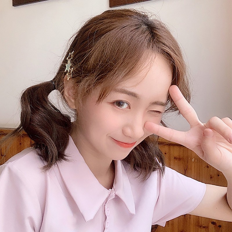 Kẹp tóc kim loại thiết kế đơn giản