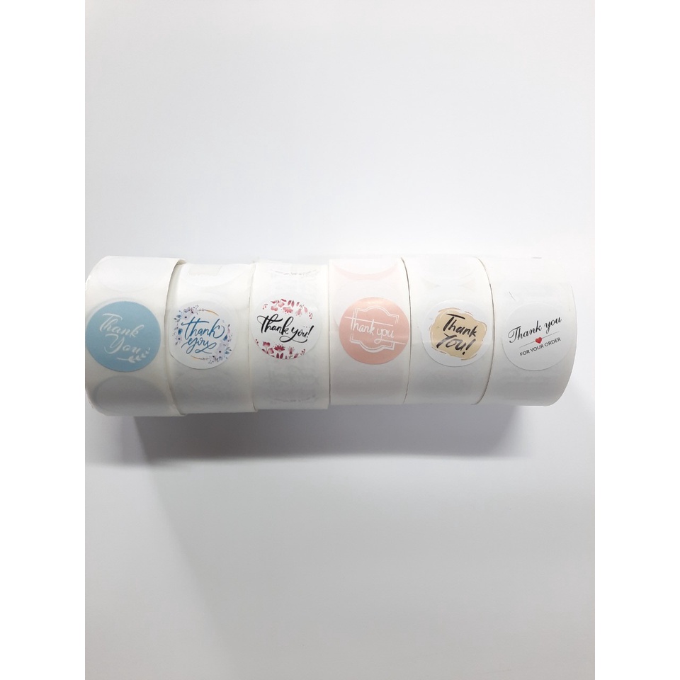 Tem thank you sticker siêu xinh